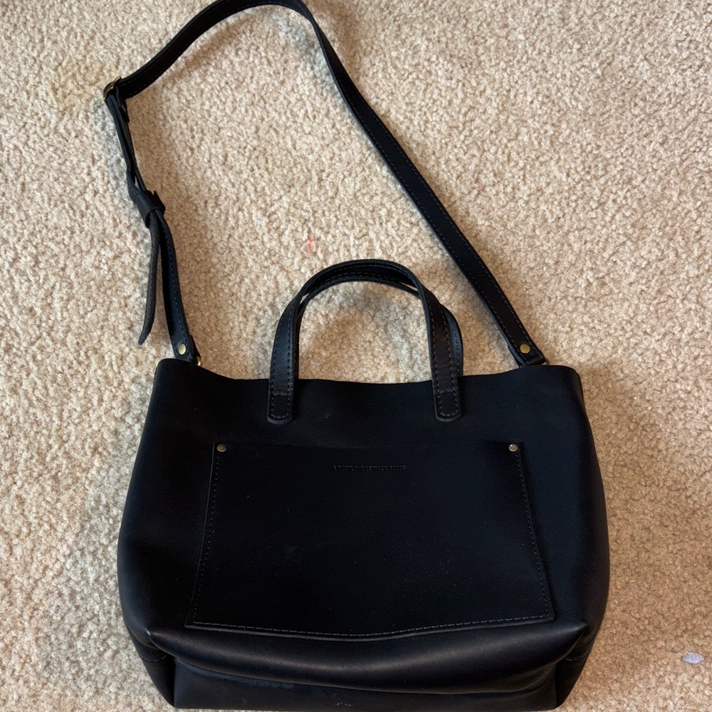 Portland Leather crossbody/tote